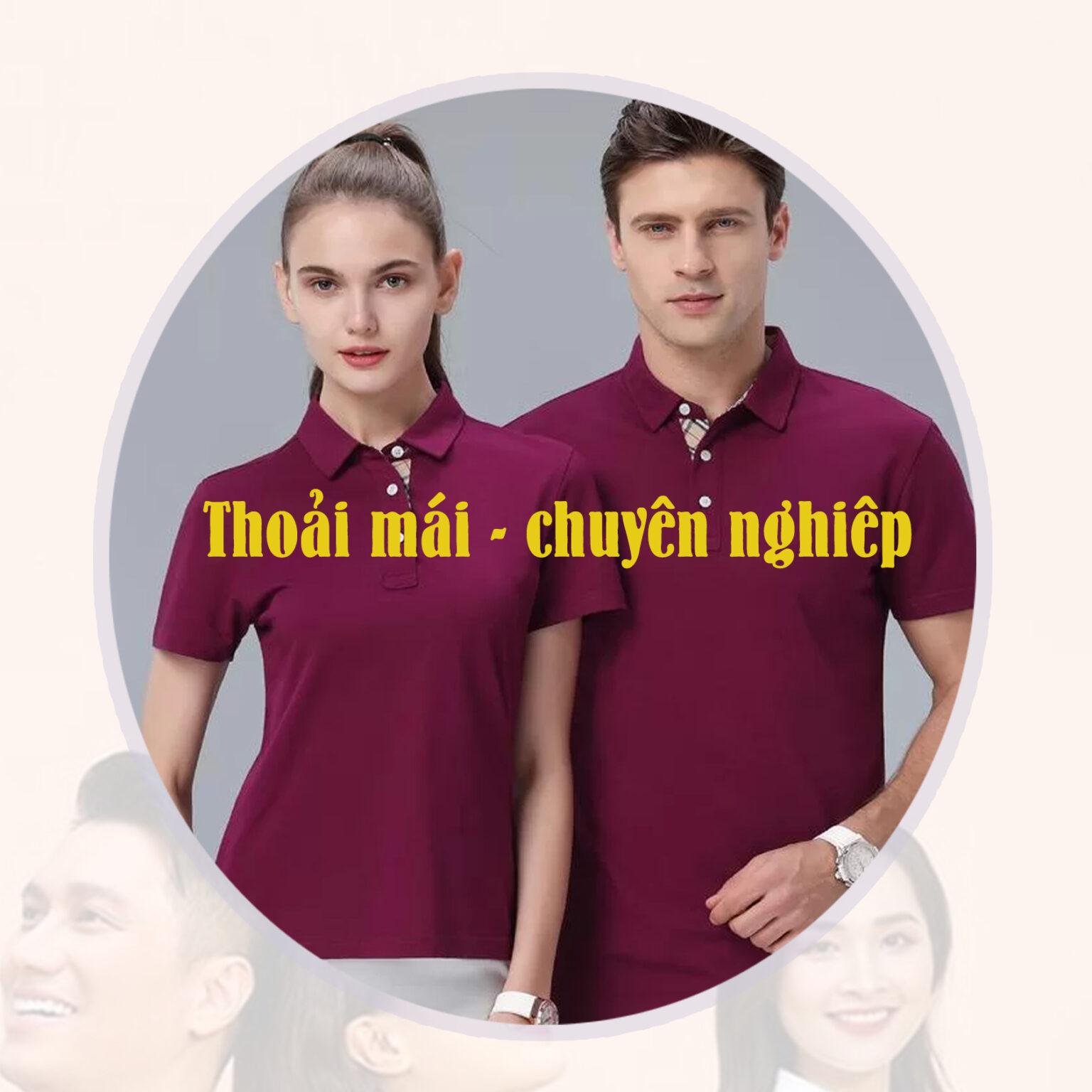 May đồng phục áo thun