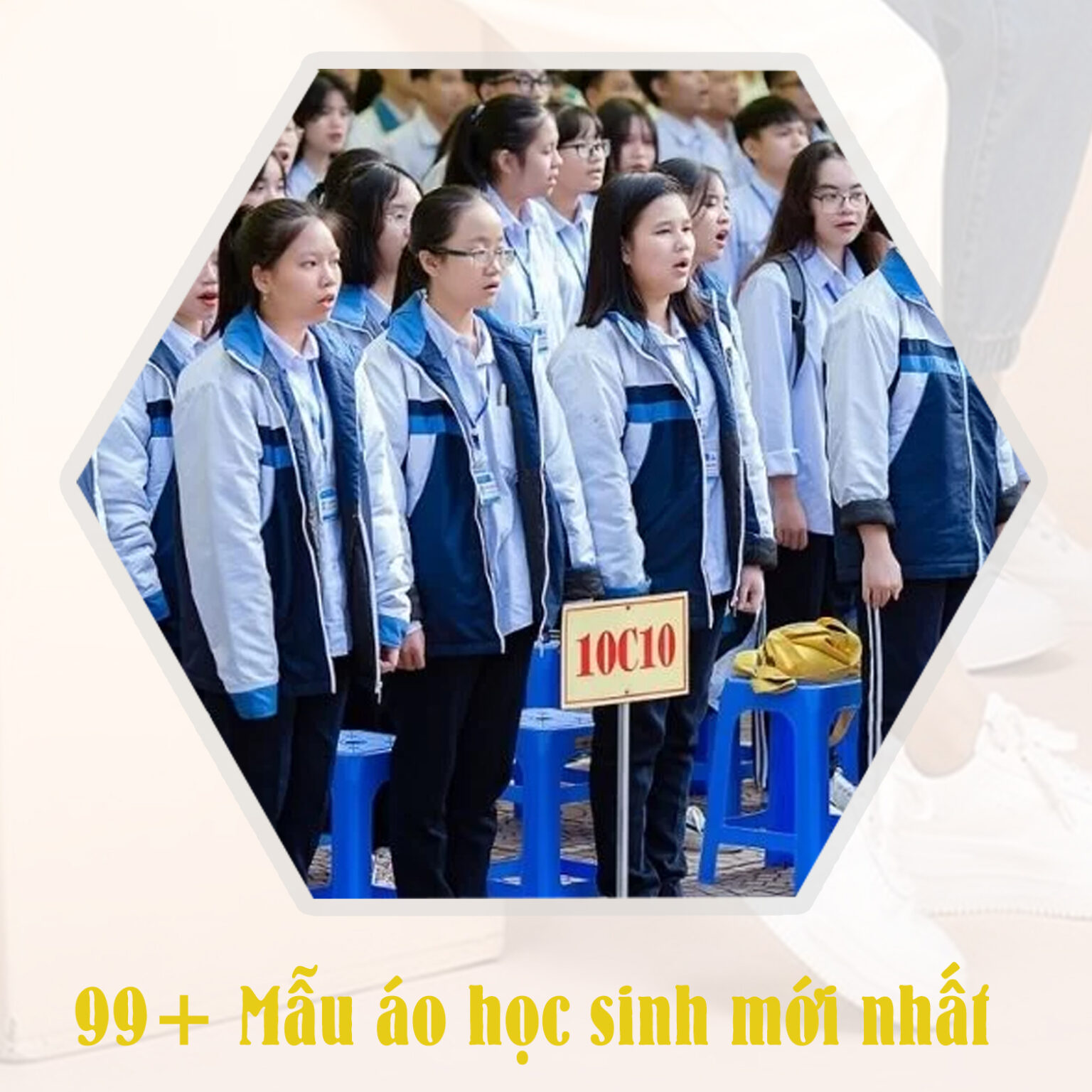 May đồng phục học sinh