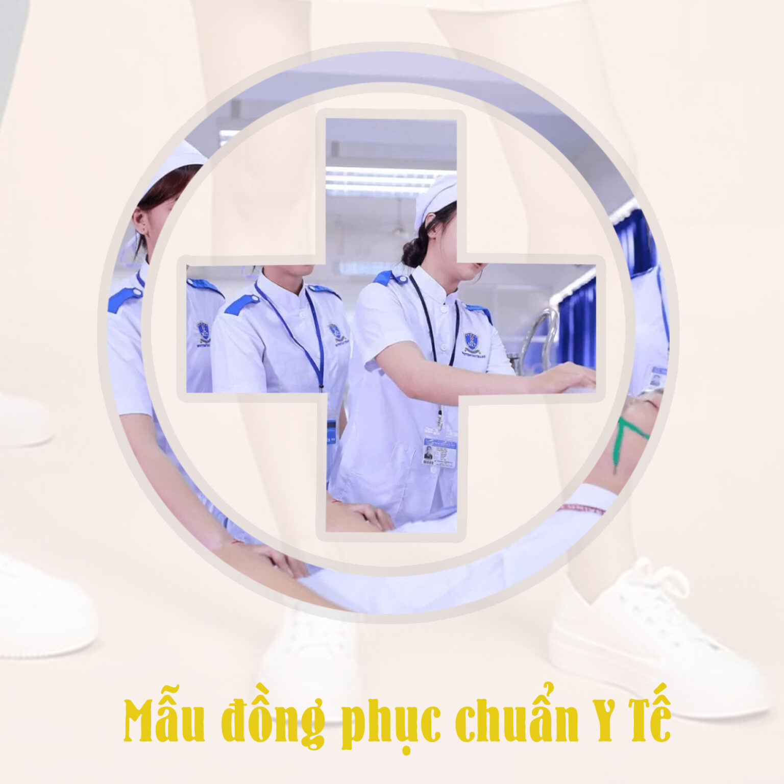 May đồng phục y tế