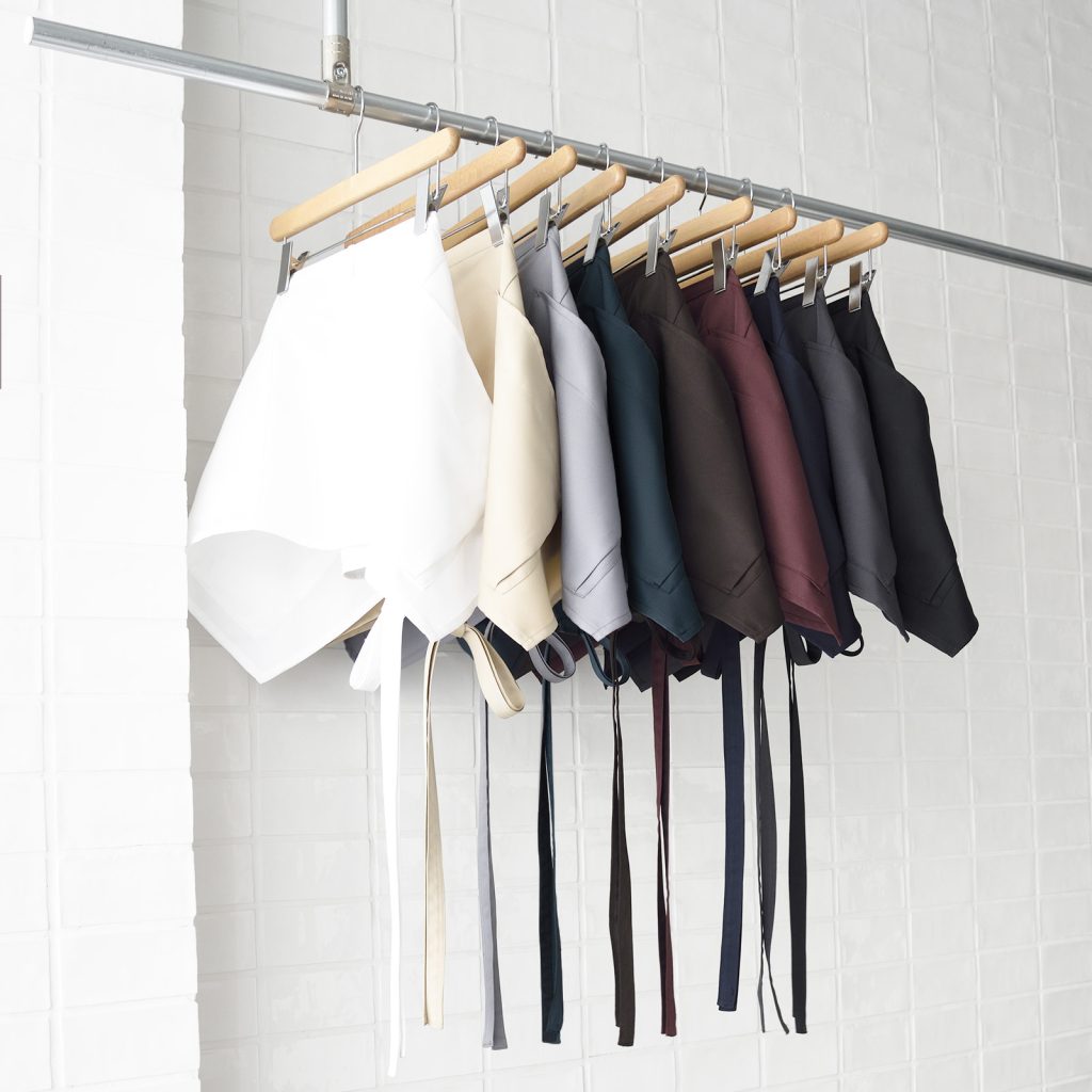 Tạp dề ngắn nhà hàng mới