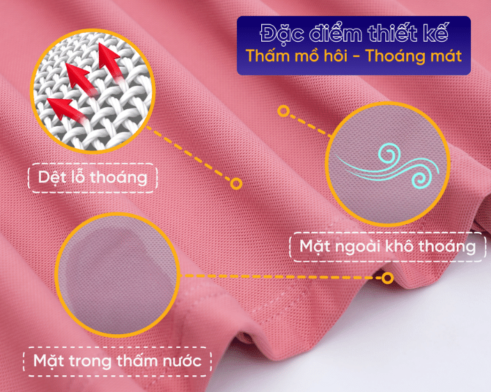 Chất liệu áo thun thoáng mát