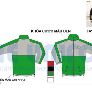 Đồng phục áo gió Eco green
