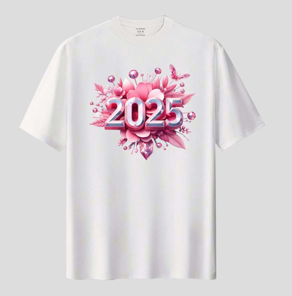 Mockup áo thun hình in tết 2025
