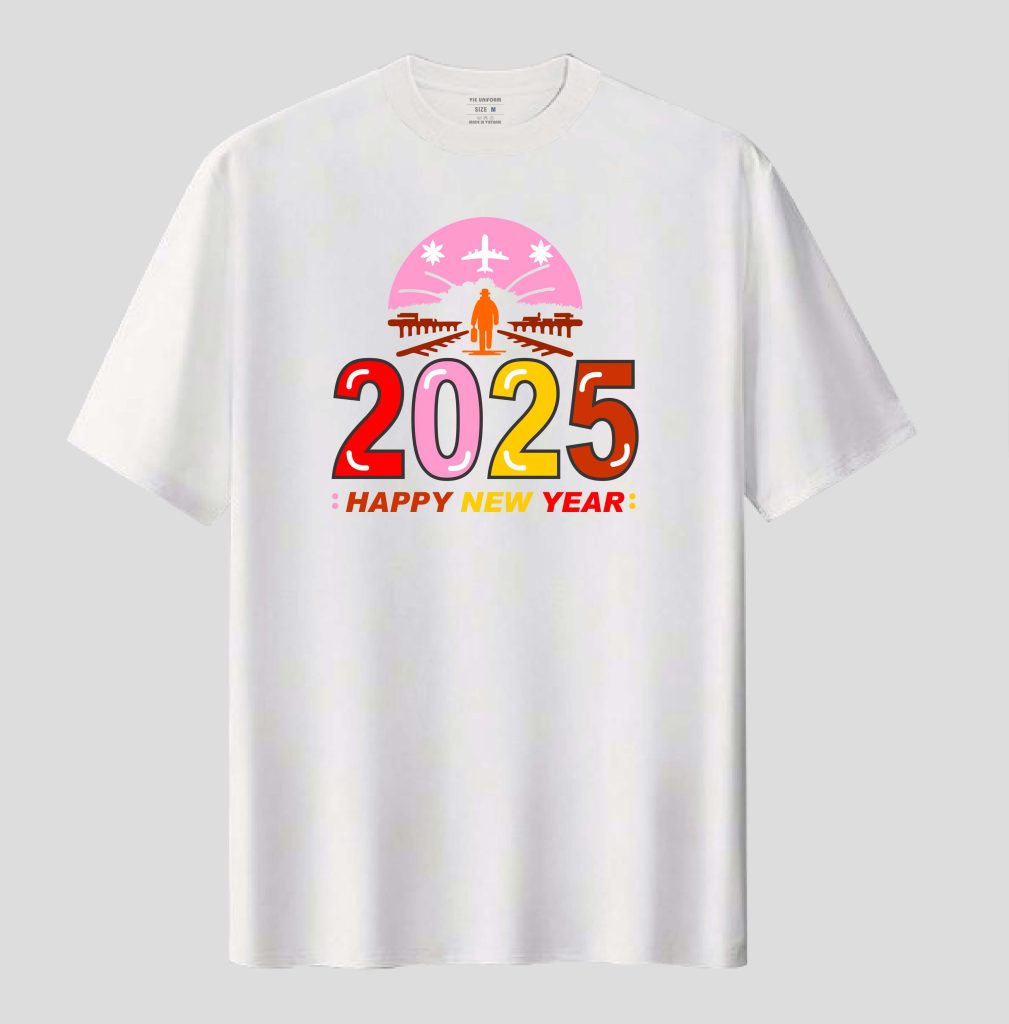Mockup áo thun hình in tết 2025