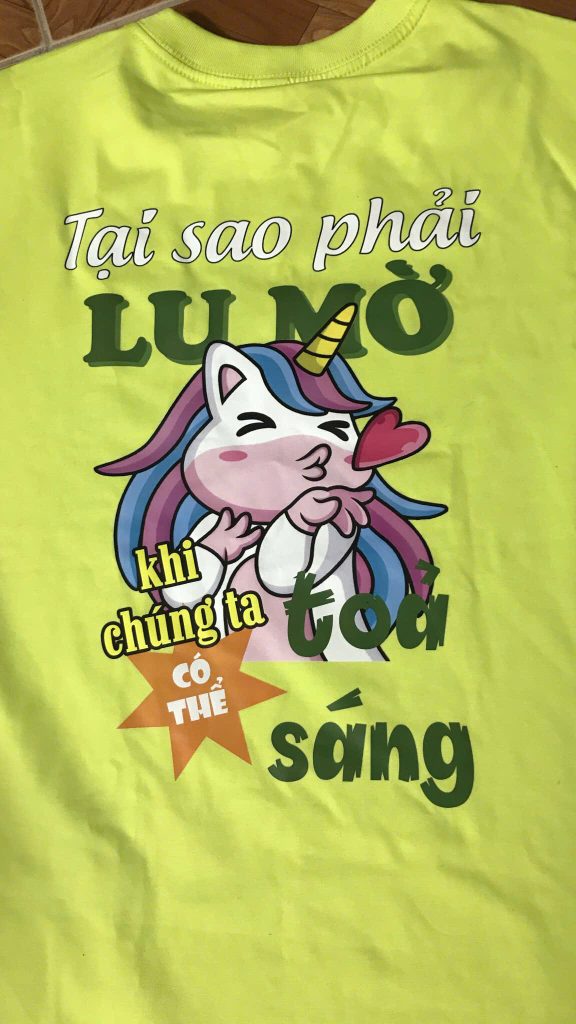 Công nghệ in áo lớp