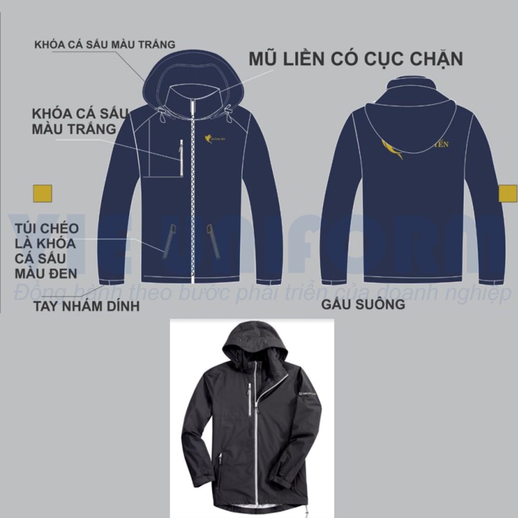 Quy trình đặt may áo gió