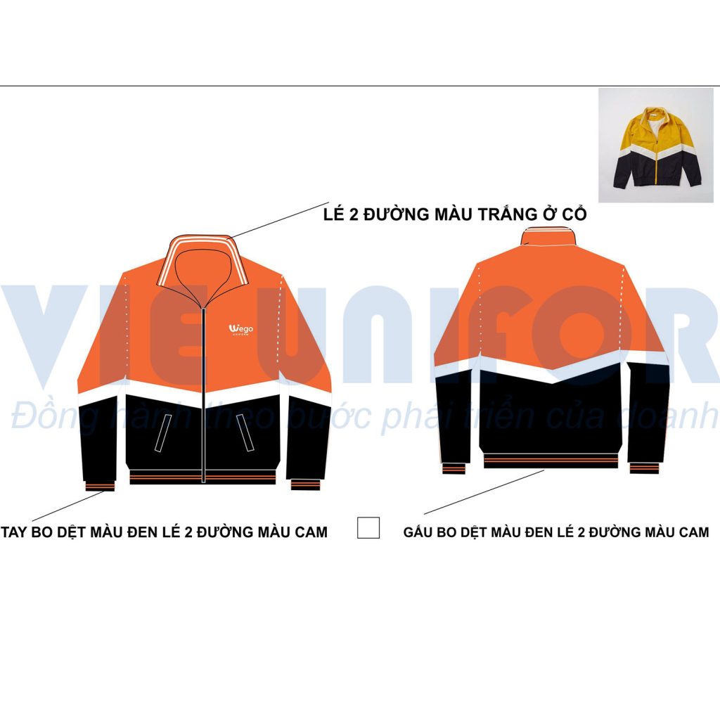Áo gió đồng phục VIE Uniform