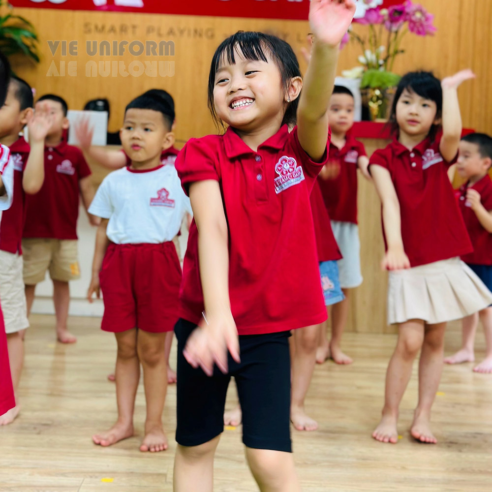 Áo thun học sinh mẫu giáo