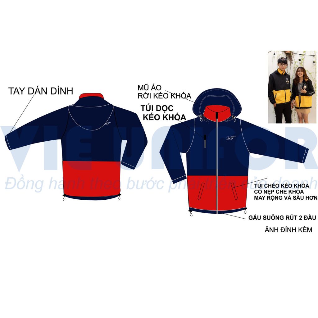 Áo gió đồng phục giá rẻ