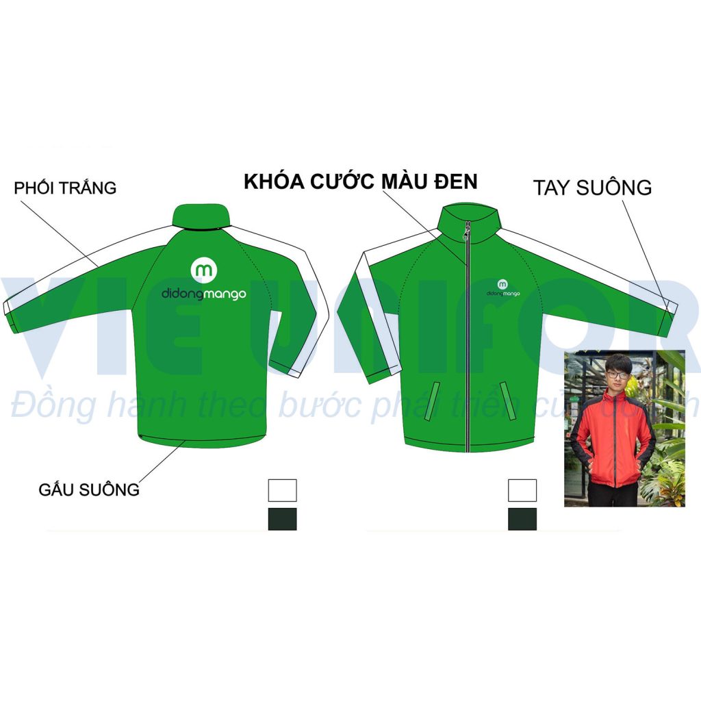 Đồng phục áo gió giá rẻ