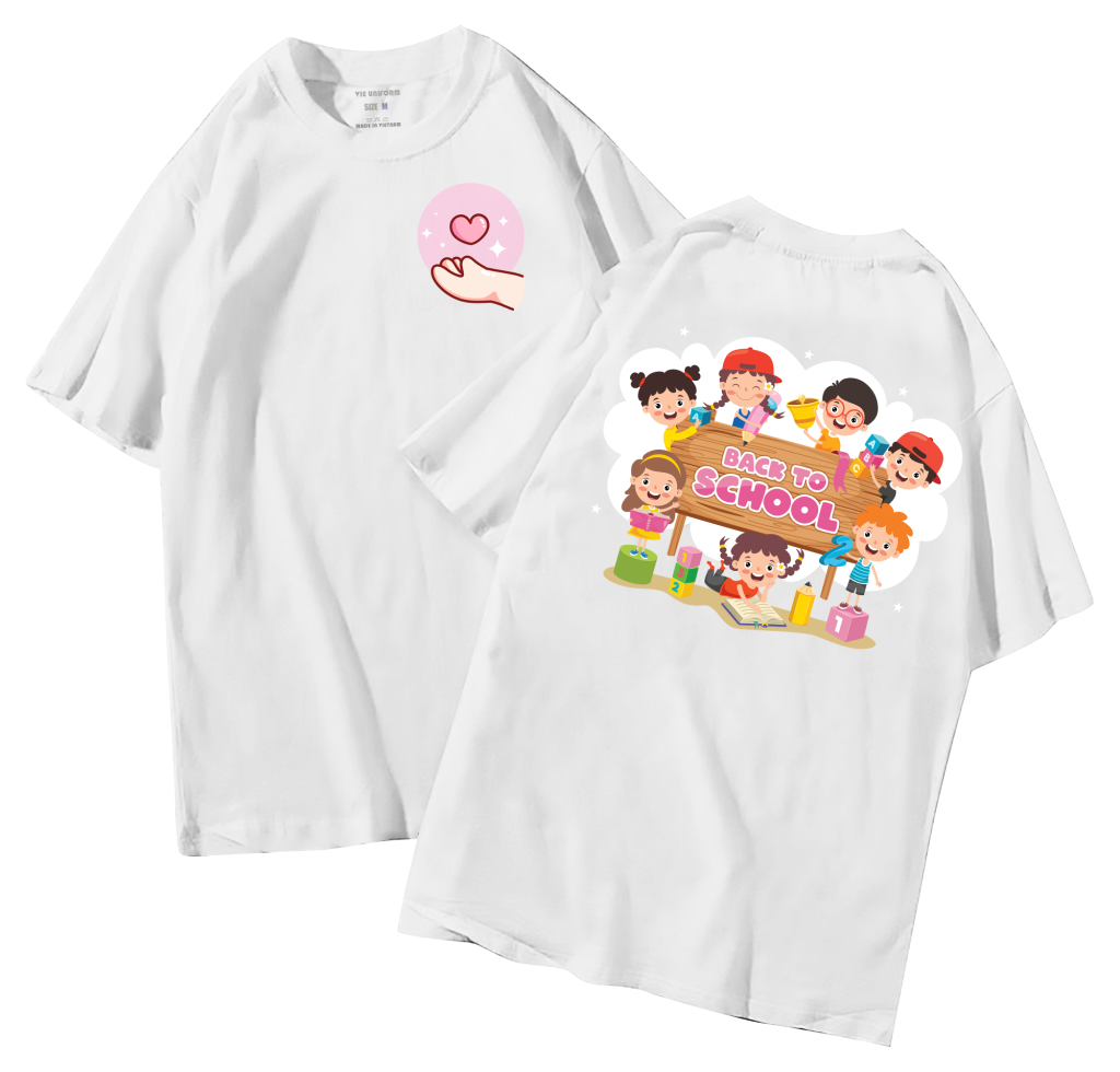 Áo lớp màu sắc tươi sáng